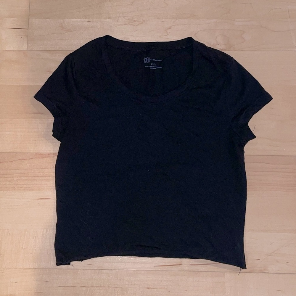 No boundaries CS (Junior) crop top black
